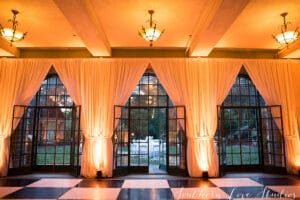 Amber Up Lighting At Graylyn