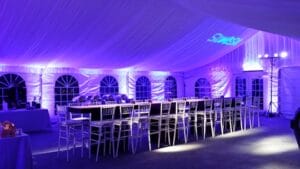 Tent Up Lighting