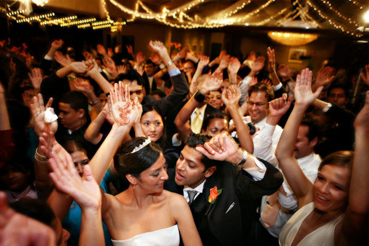 Packed dance floor